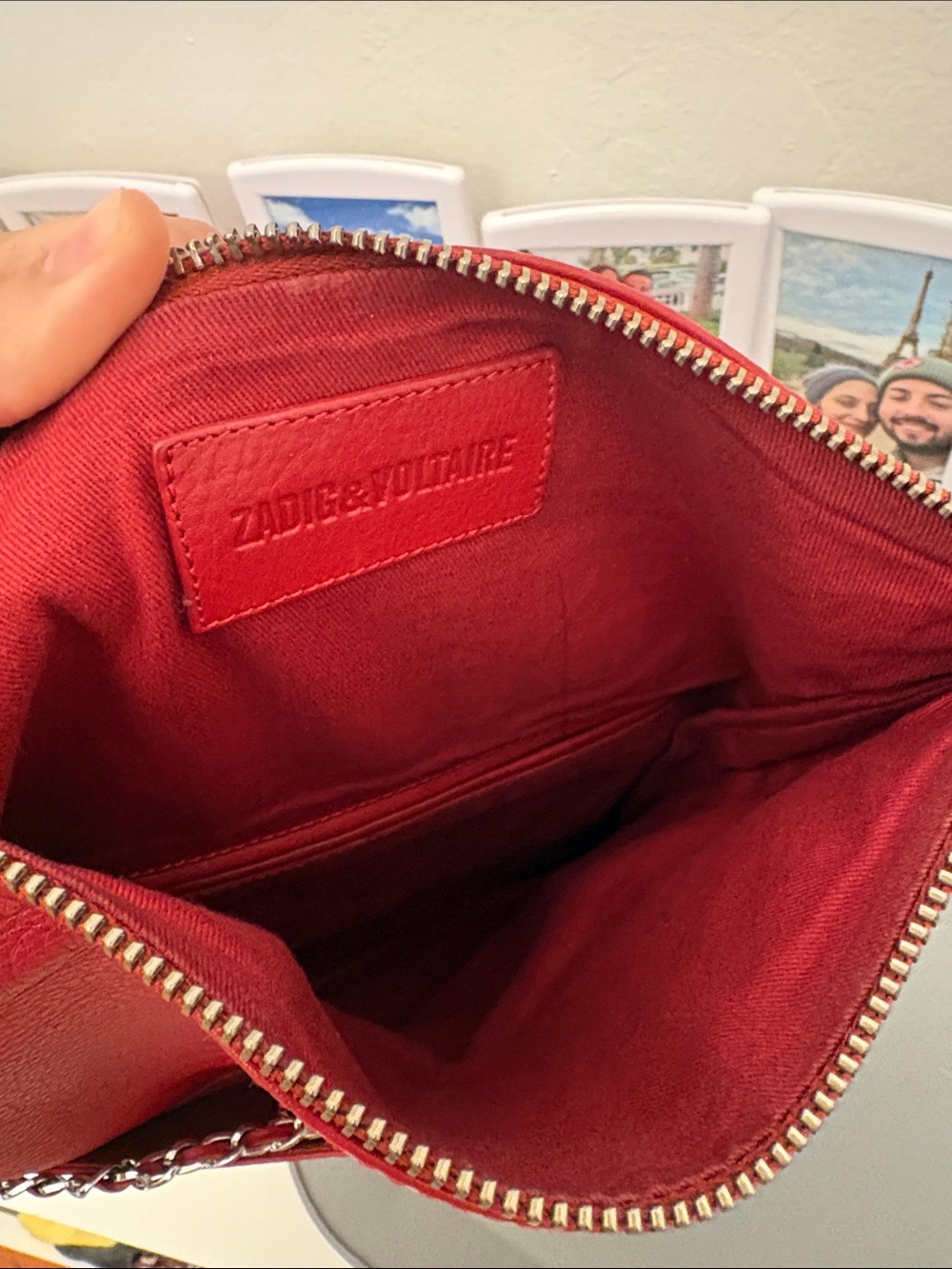 Zadig & Voltaire rock red clutch - Picture 7 of 7
